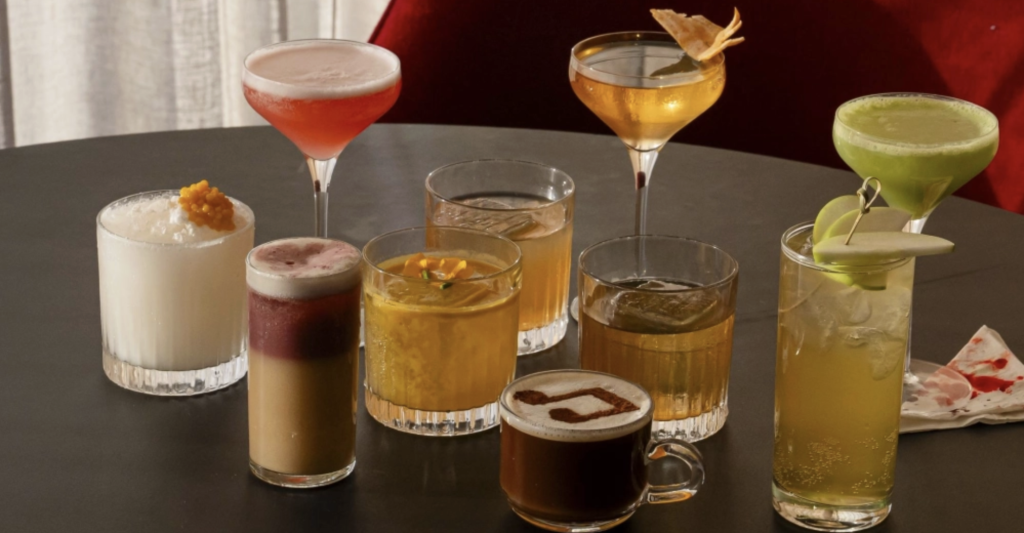 Farverige cocktails fra den mobile cocktailbar til fest i Esbjerg